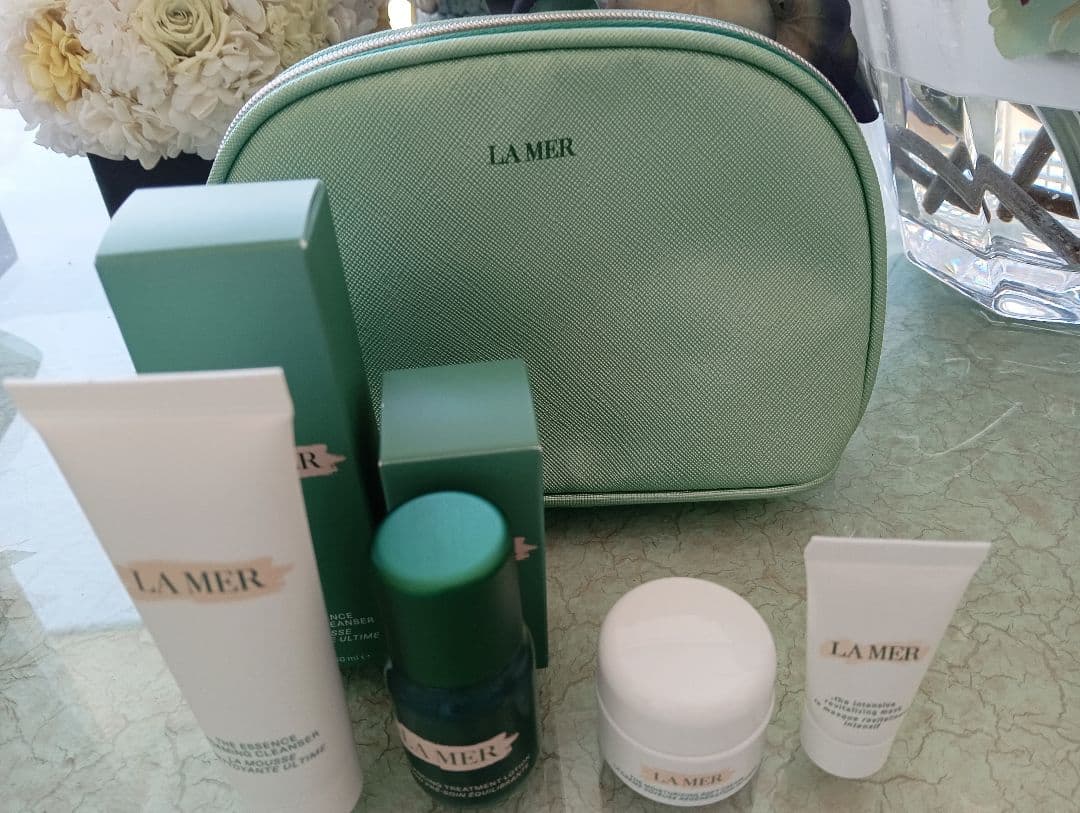 ラ・メール　LAMER ポーチ　4点セット　トラベル　限定　化粧水　クリーム