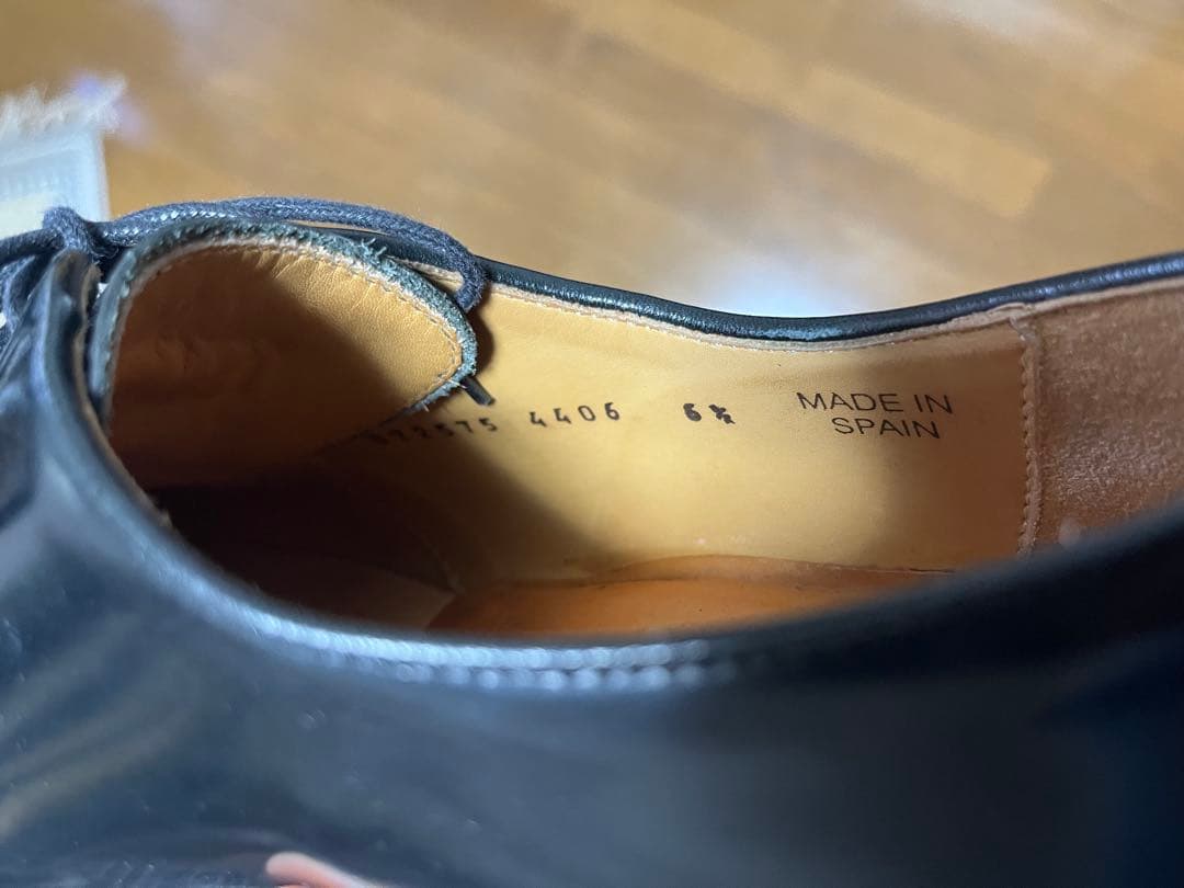 Berwick 1907 ブラック プレーンドレスシューズ