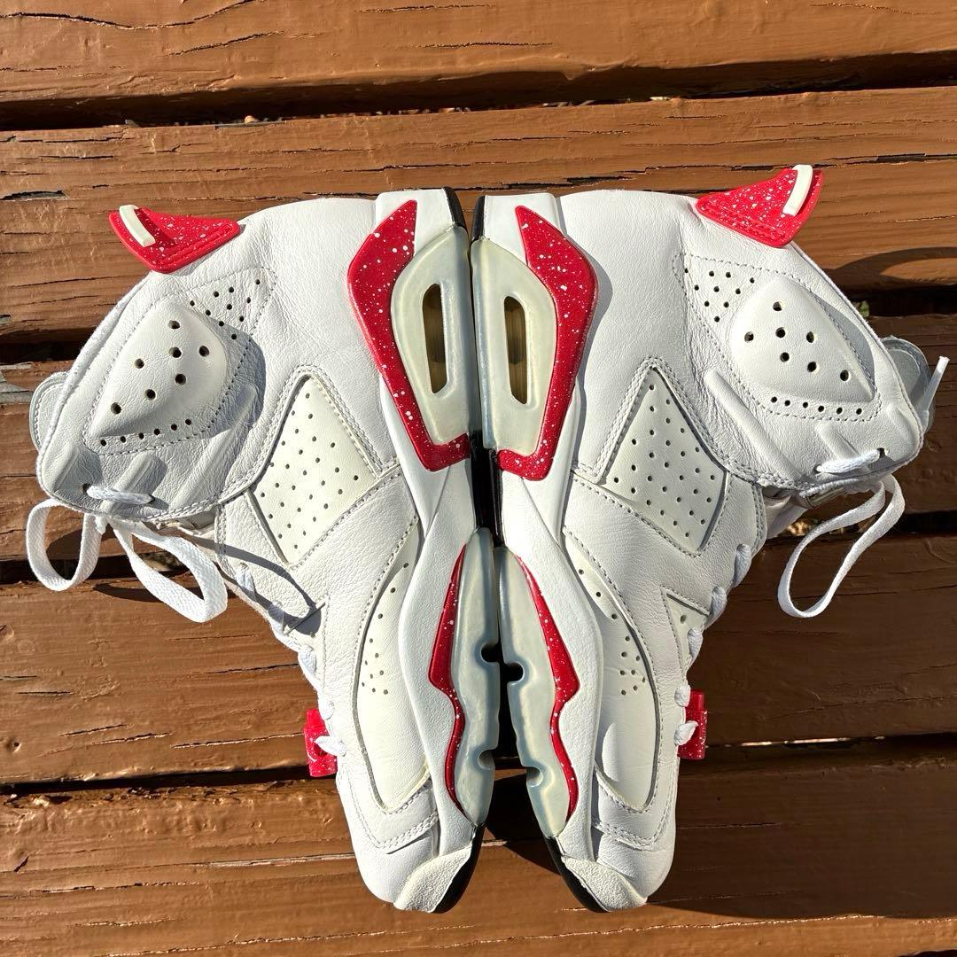 【箱・替紐付】エアジョーダン6 26.5 / ユニバーシティレッド オレオ