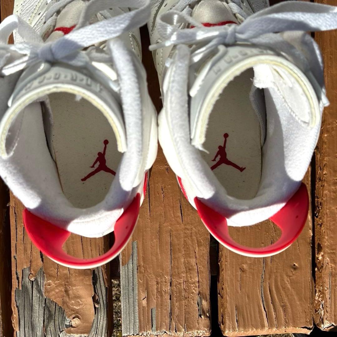 【箱・替紐付】エアジョーダン6 26.5 / ユニバーシティレッド オレオ