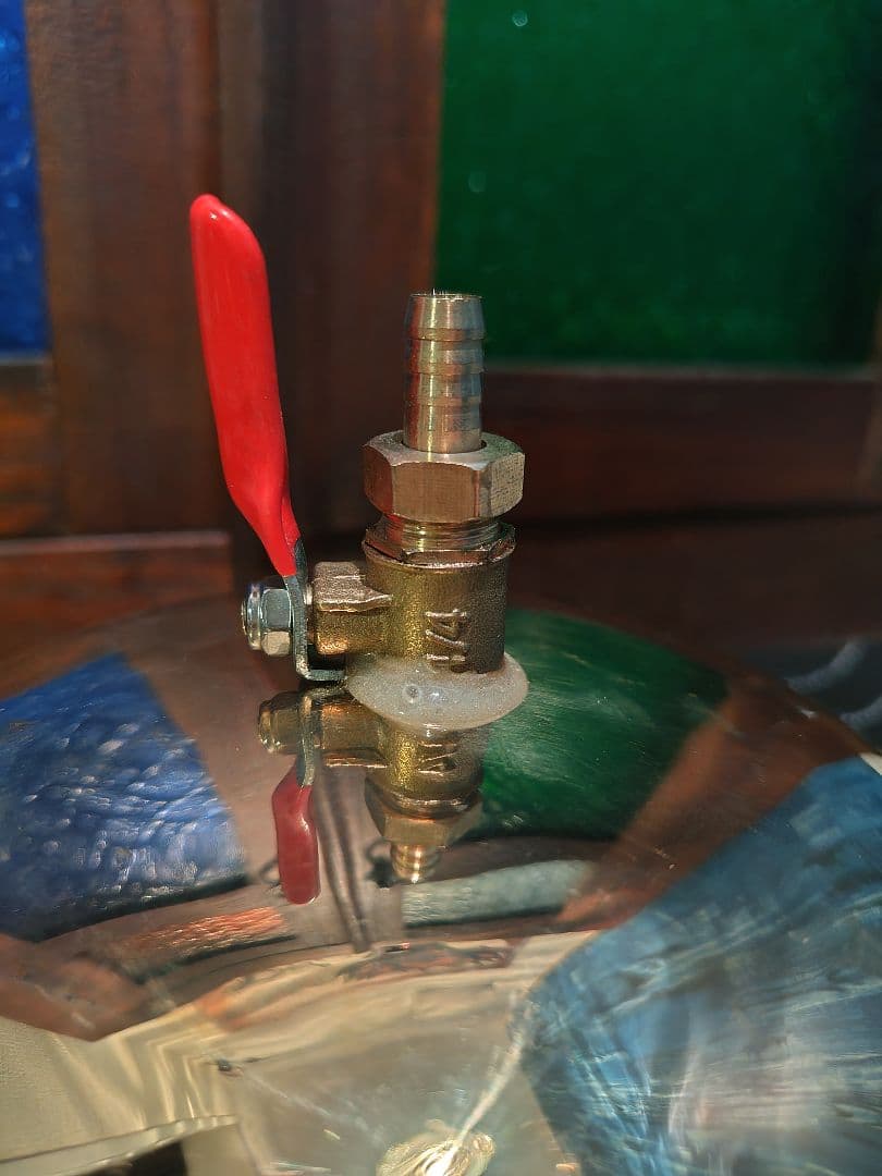 ３２♦シロダーラ ポット約１．５㍑「真鍮」アーユルヴェーダ