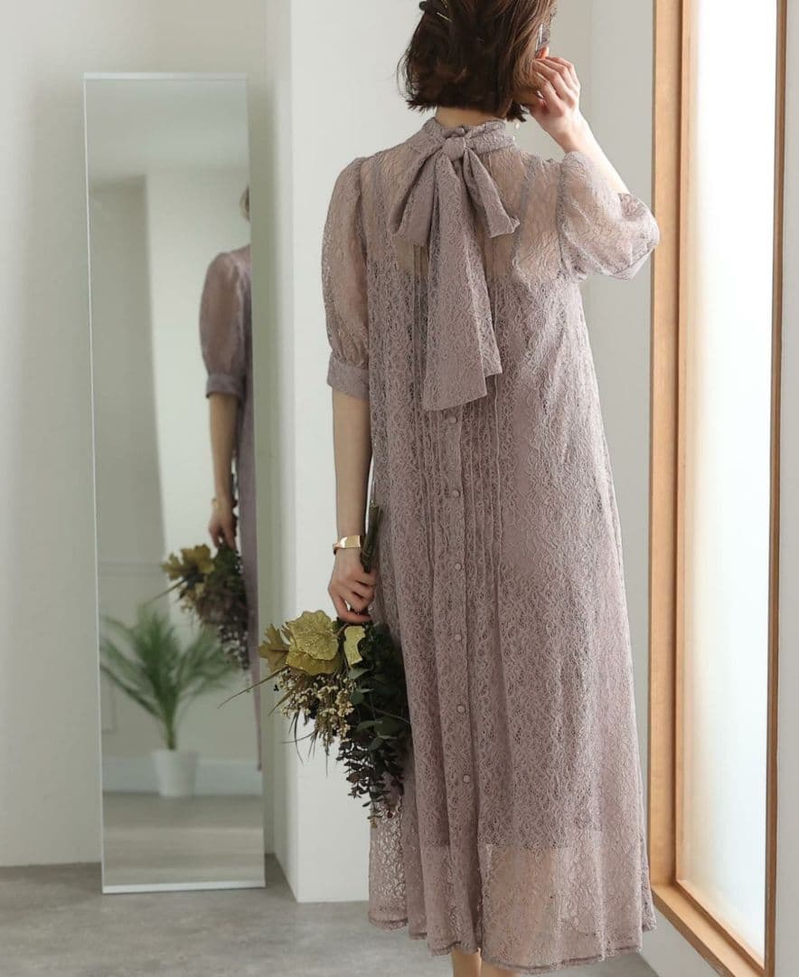 【しゅ】etoll.インナー付きバックリボンレース