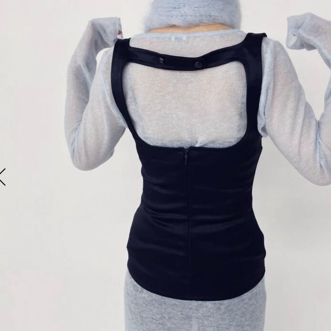 トップス Courreges SATIN SQUARE TOP M