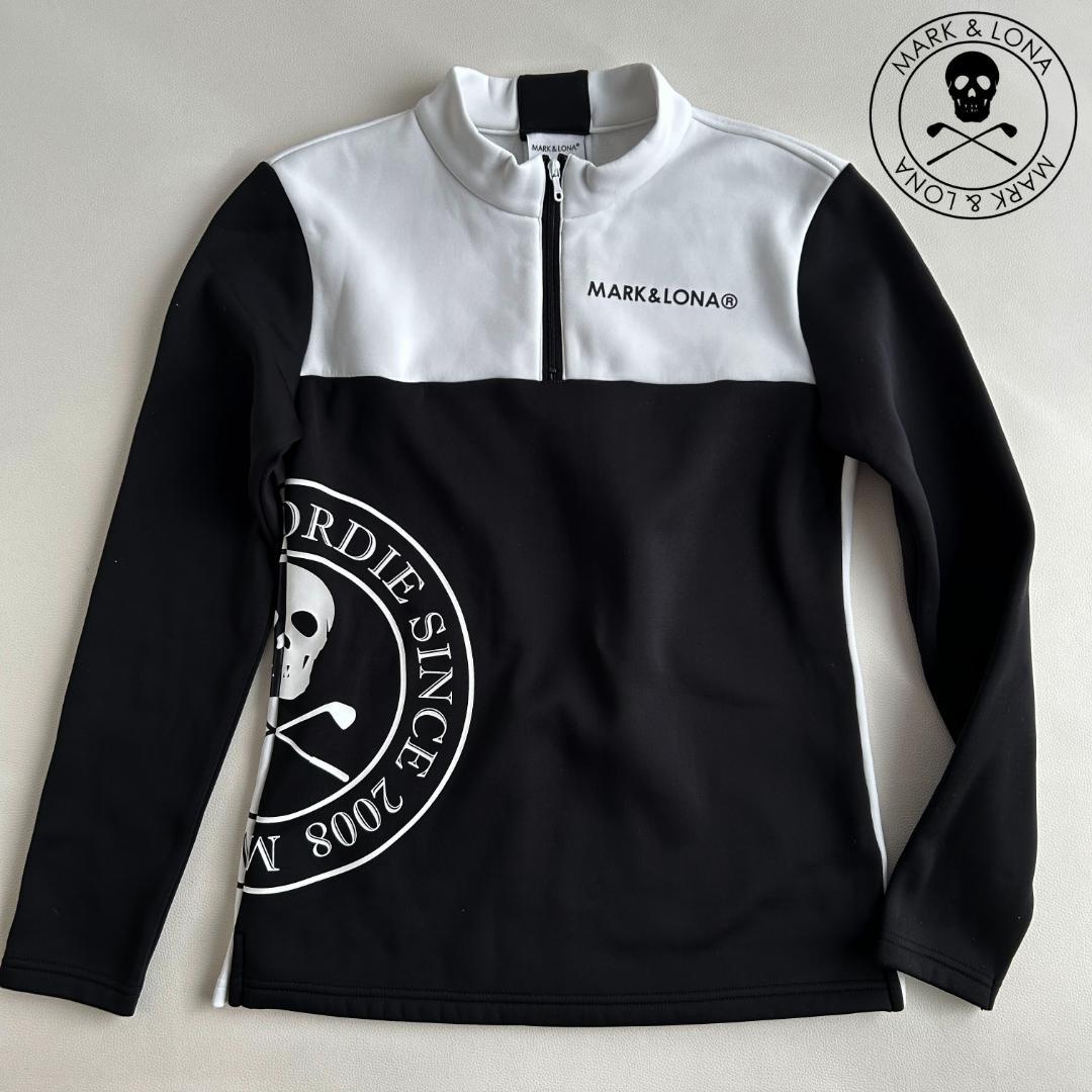 【極美品】MARK & LONA 裏フリース プルオーバー モックネック 38