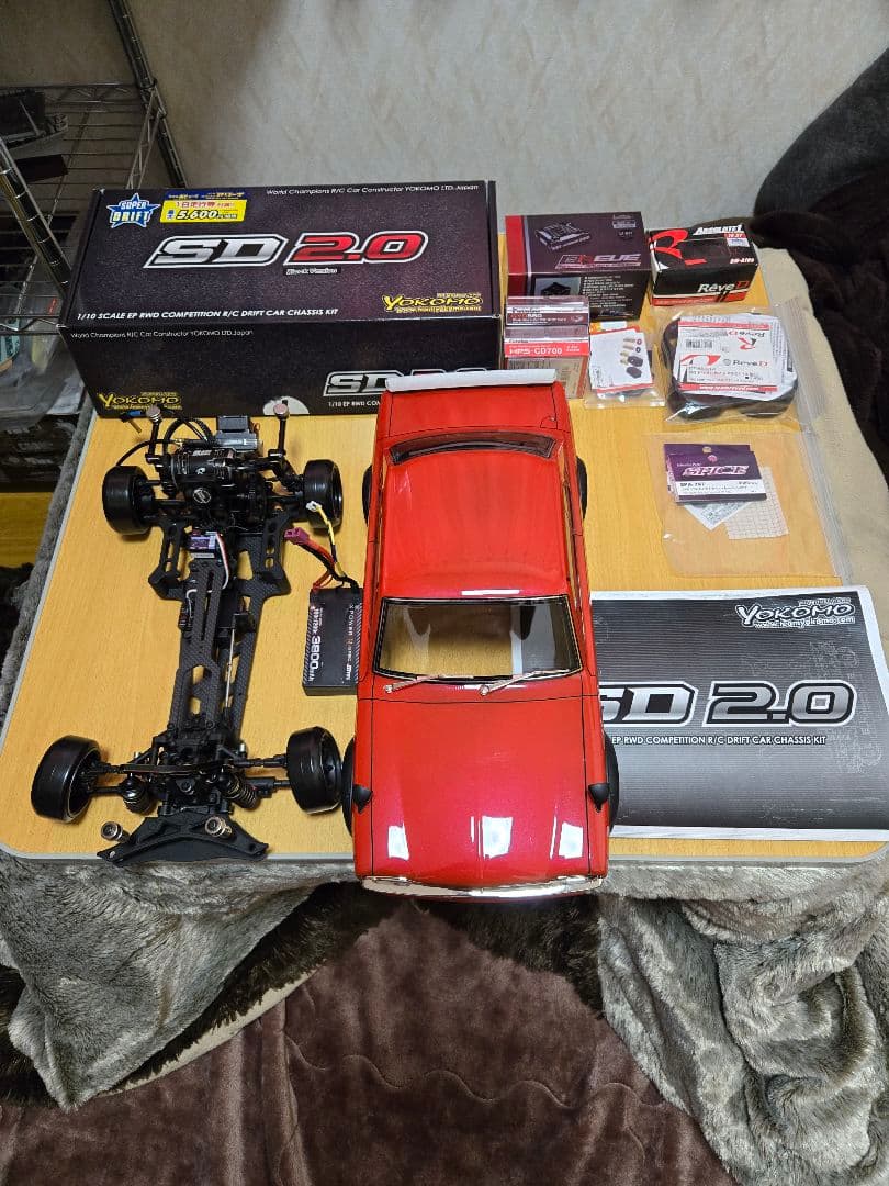 たけやんさん占用 Yokomo SD2.0 黒 1/10 RCカー　メカ付き