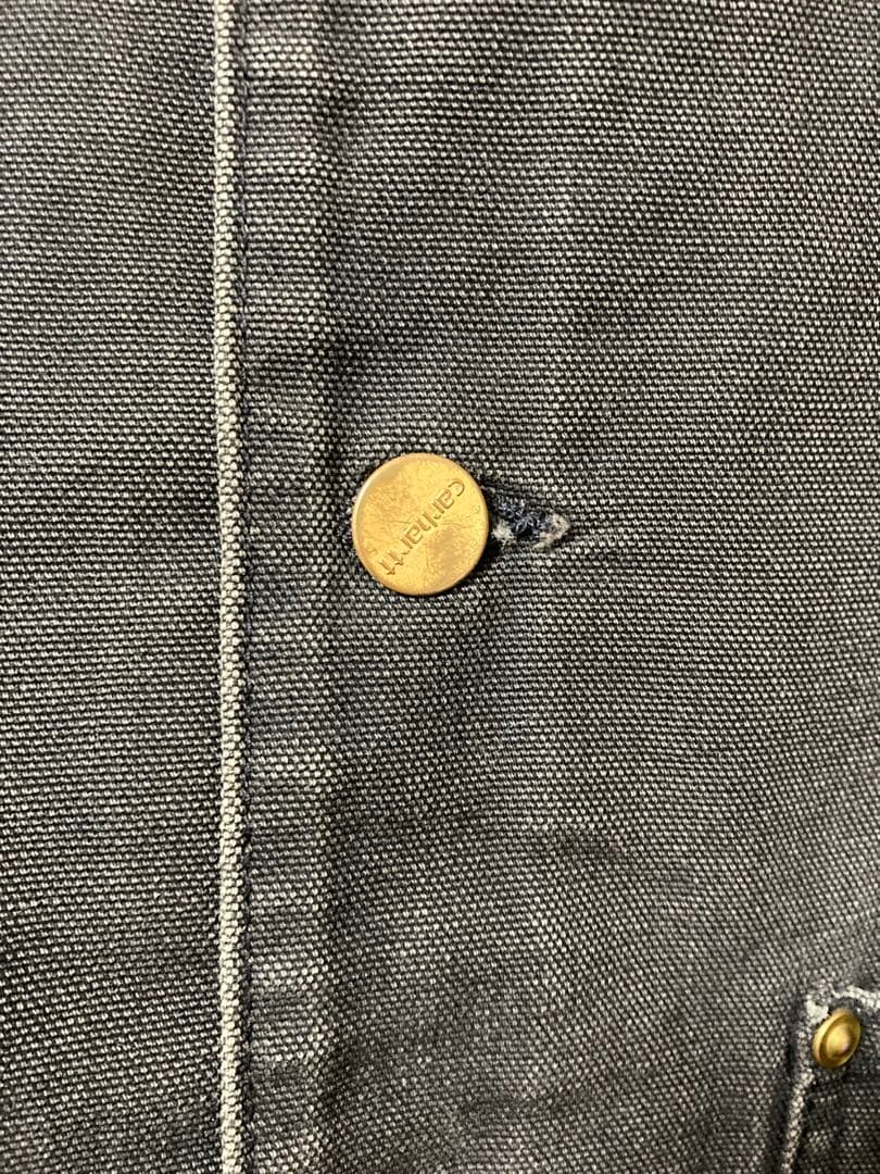 【希少レアサイズ】carharttカーハートチョアコート墨黒vintage