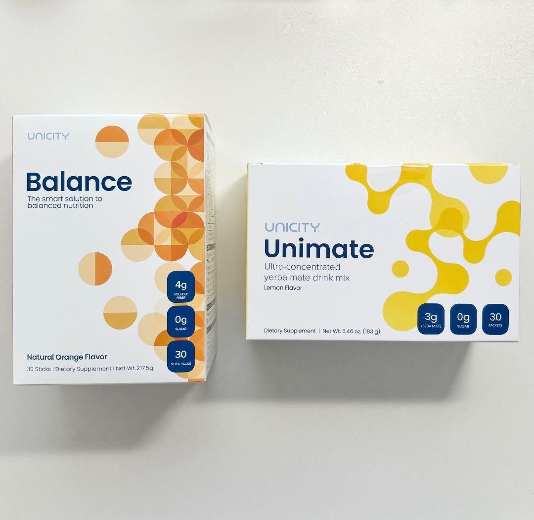 ユニマテレモン1箱＋ユニマテバランス1箱 新品未開封