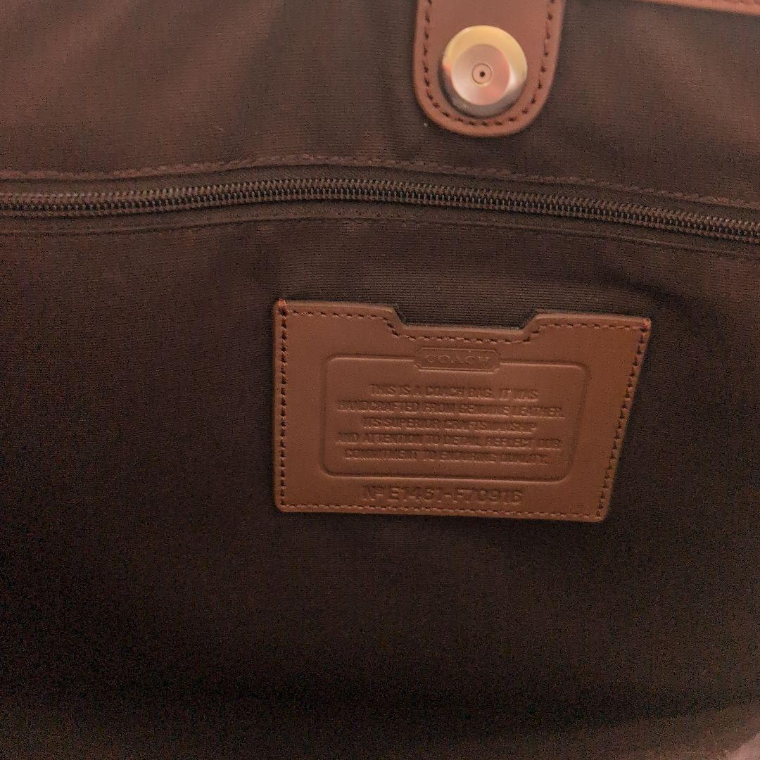 ♥特別価格【COACH】 ブラウン牛革　メンズ　 ビジネスバッグ　■新品未使用