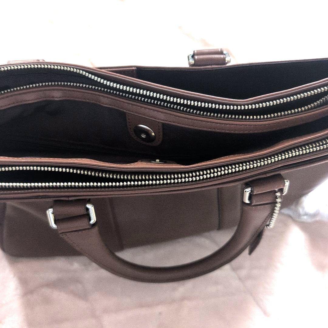 ♥特別価格【COACH】 ブラウン牛革　メンズ　 ビジネスバッグ　■新品未使用