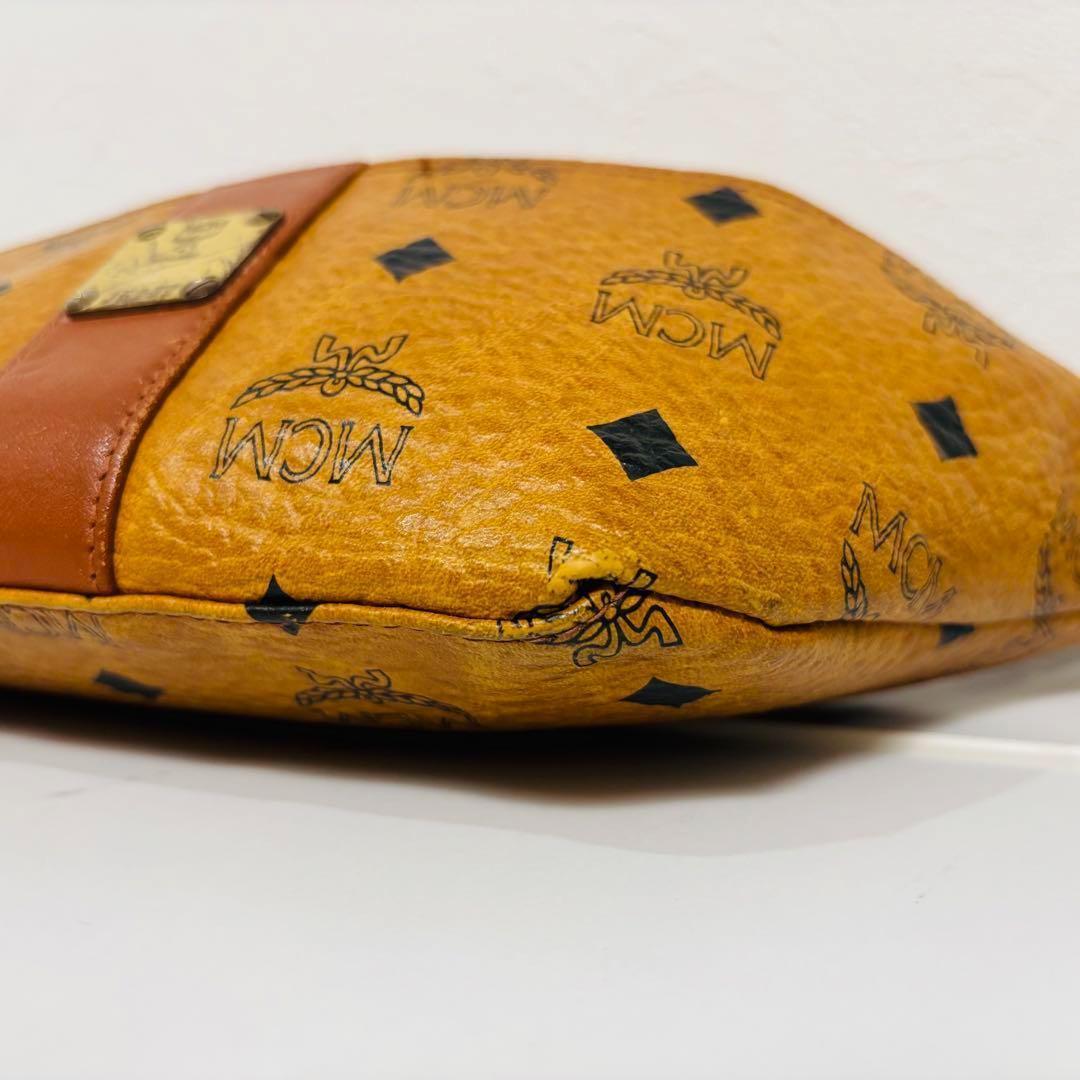 希少 大人気 MCM ヴィセトス レザー ウエストポーチ ボディバッグ ロゴ