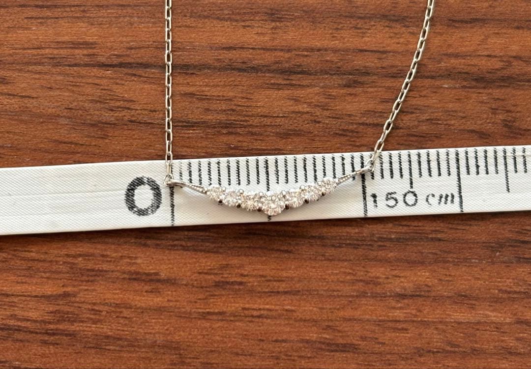 アクセサリーpepe プラチナ ダイヤモンド ネックレス