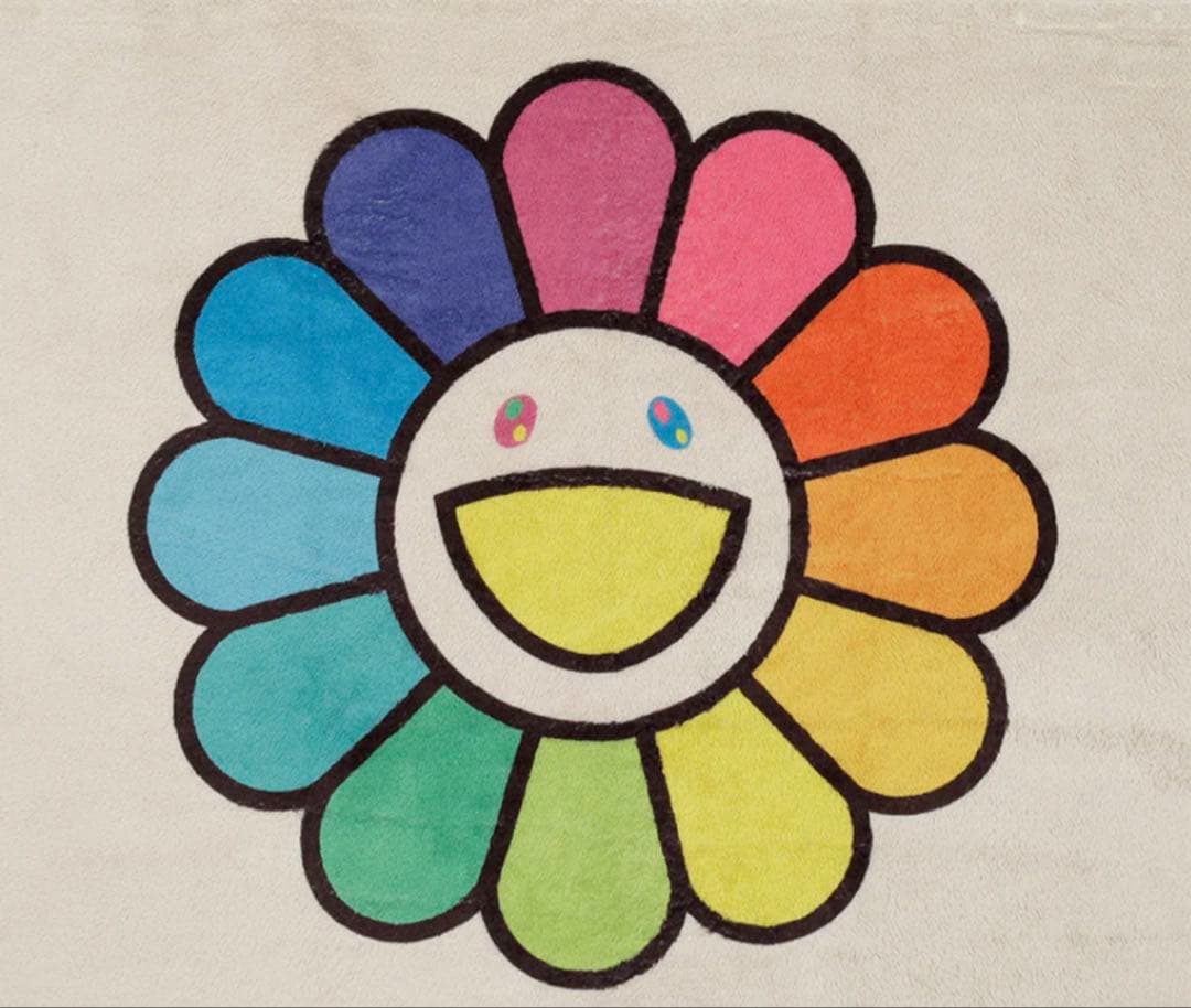 村上隆　花　ブランケット　タオル　TM Flower Blanket