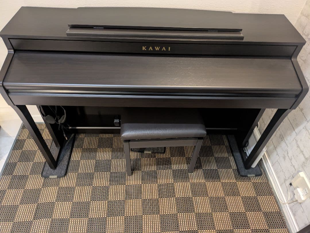 KAWAI 電子ピアノ　CA49R 2021年製+ 防音マット