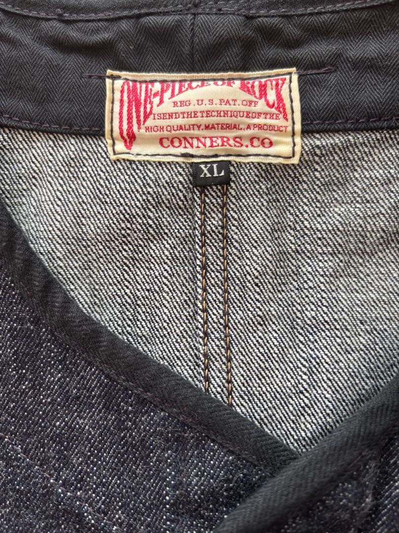 CONNERS CO. デニムベストONEPIECE OF ROCK XL