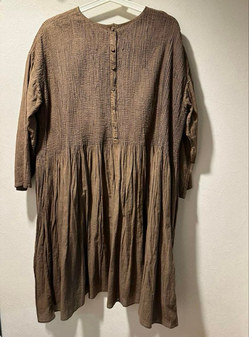 maison de soil 濃茶　チュニック