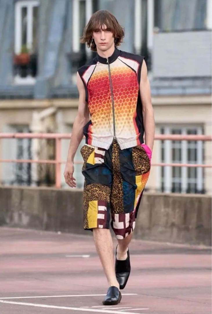 トップス dries van noten 23ss motorcycle shirt