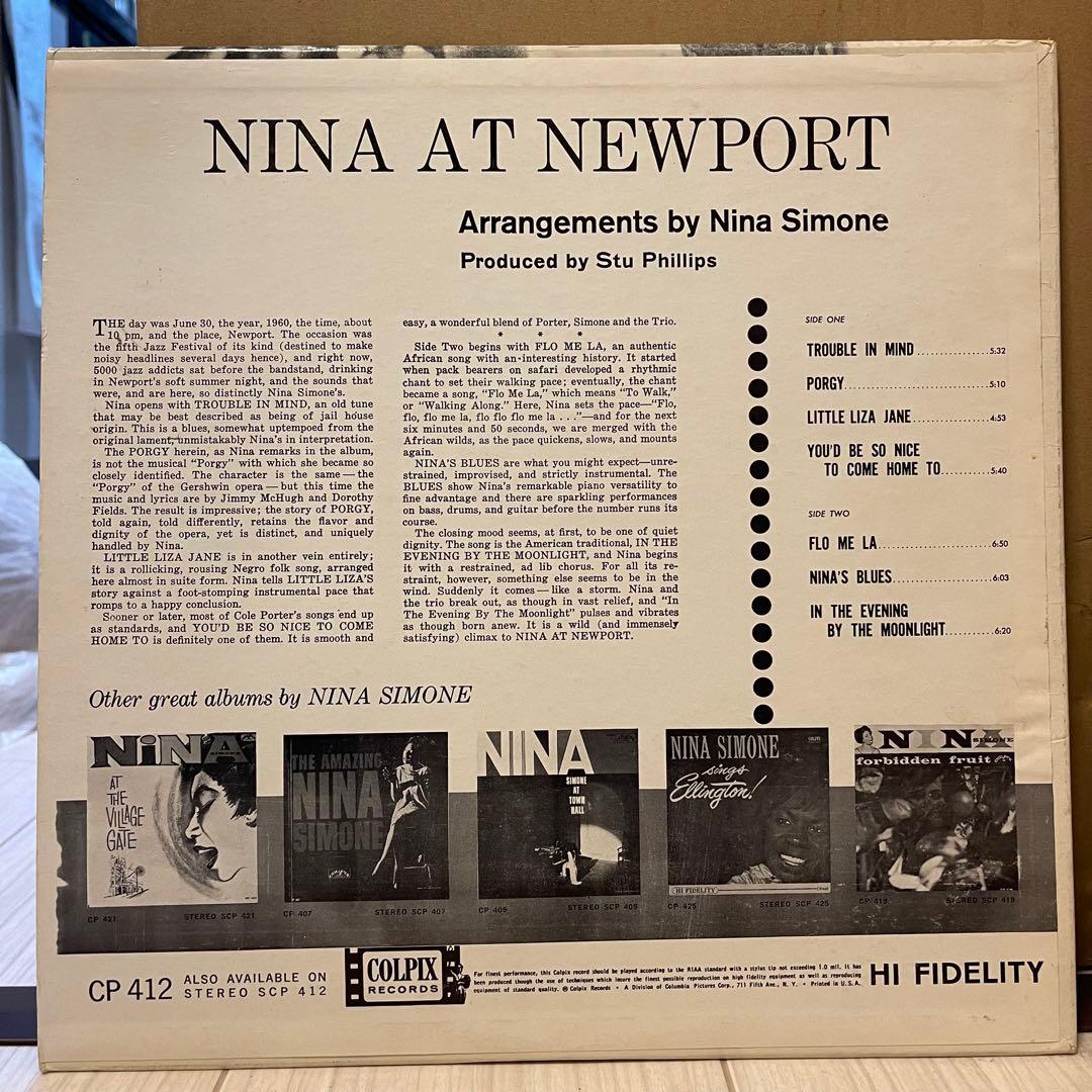 ★US MONOオリジナル★Nina Simone At Newport