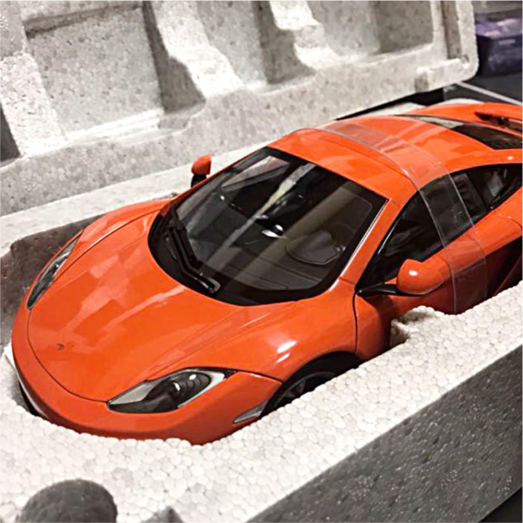 オートアート 1/18 ミニカー マクラーレン MP4-12C オレンジ