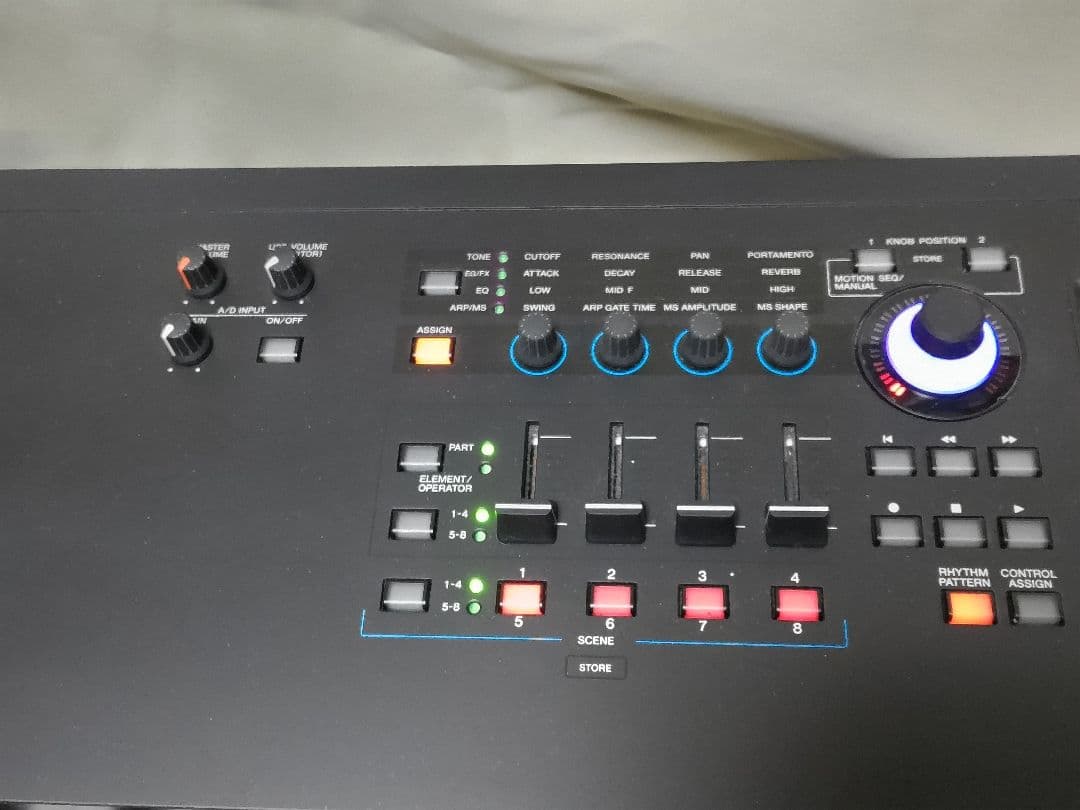 YAMAHA　シンセサイザー　modx8+　フットペダルfc4a付き