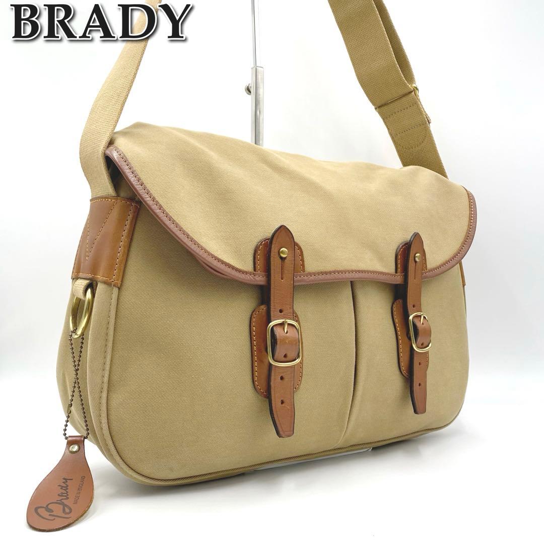 美品★BRADYブレディ キャンバス ショルダーバッグ★105