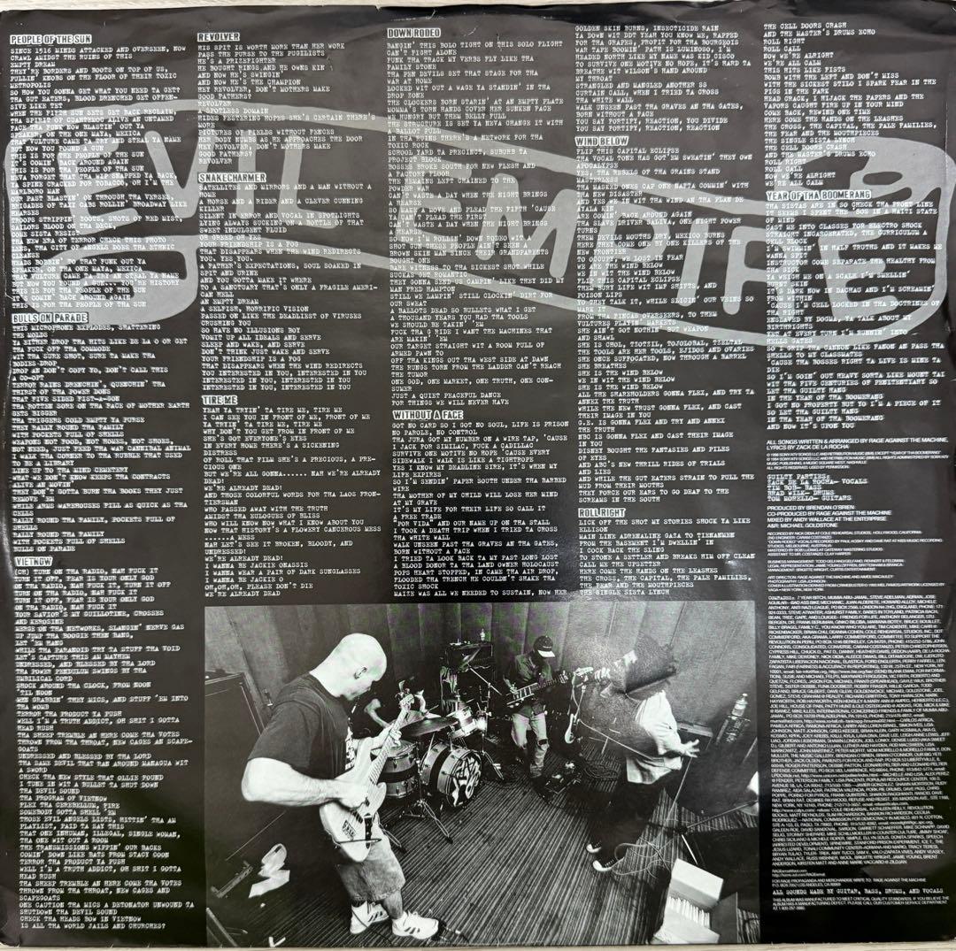 RAGE AGAINST THE MACHINE レコード　USoriginal