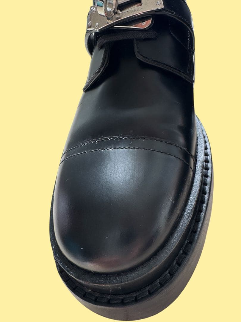 エルメス ショートブーツ ファンク 36(23cm) ケリー シルバー金具