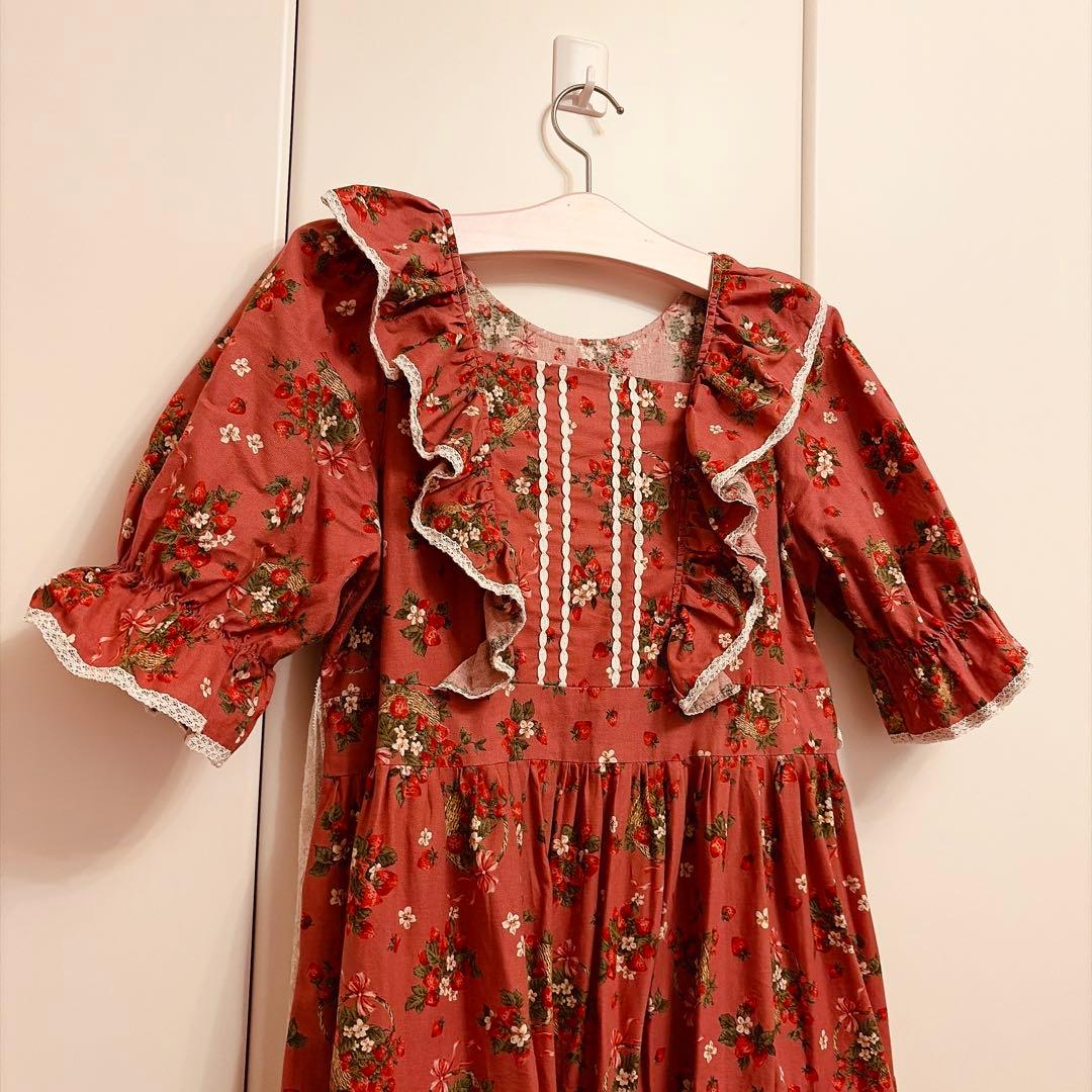 marcHenTica メルヘンティカ　ストロベリーバスケットワンピース　ピンク