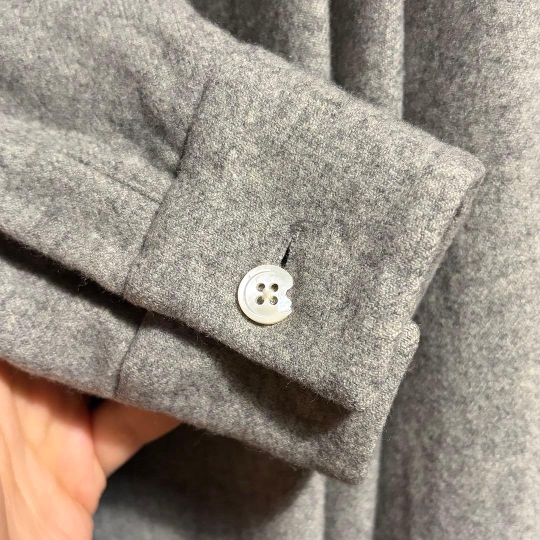 【美品】オーラリー ウールワンピース フランネル ロング グレー 0