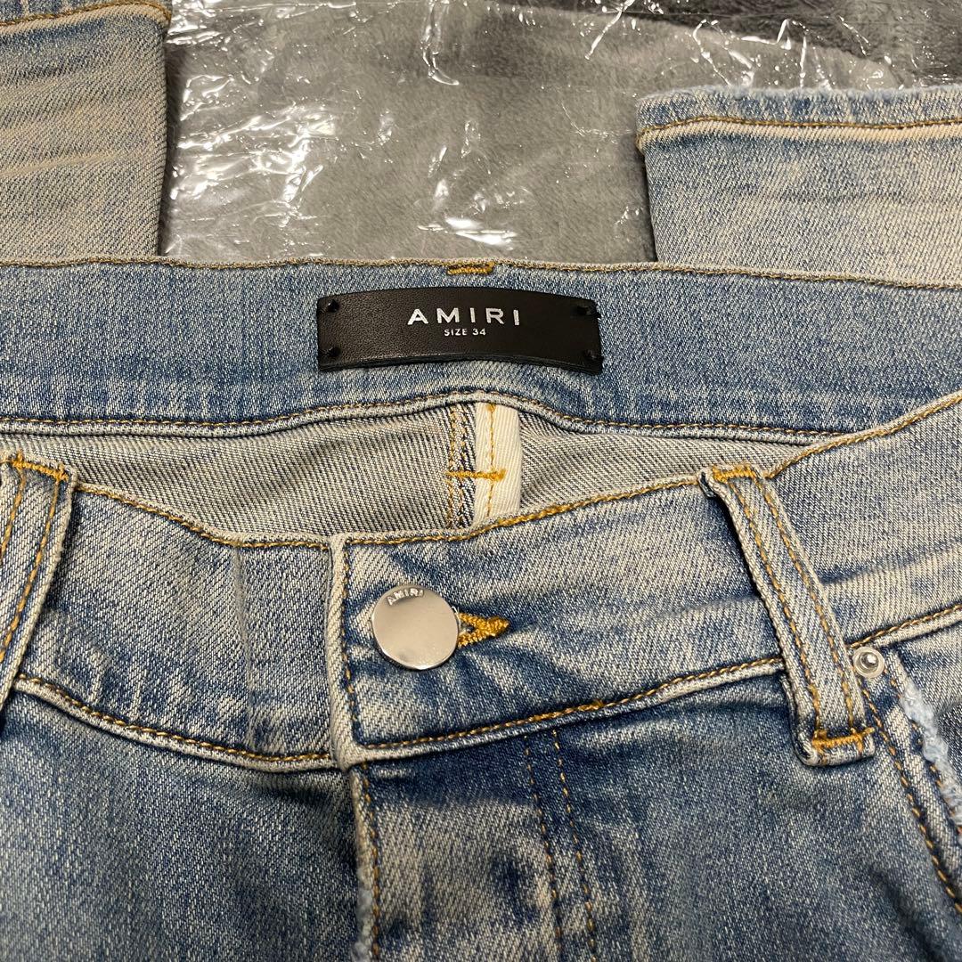 パンツ AMIRI MX1 ULTRASUEDE \"Antique Indigo\"