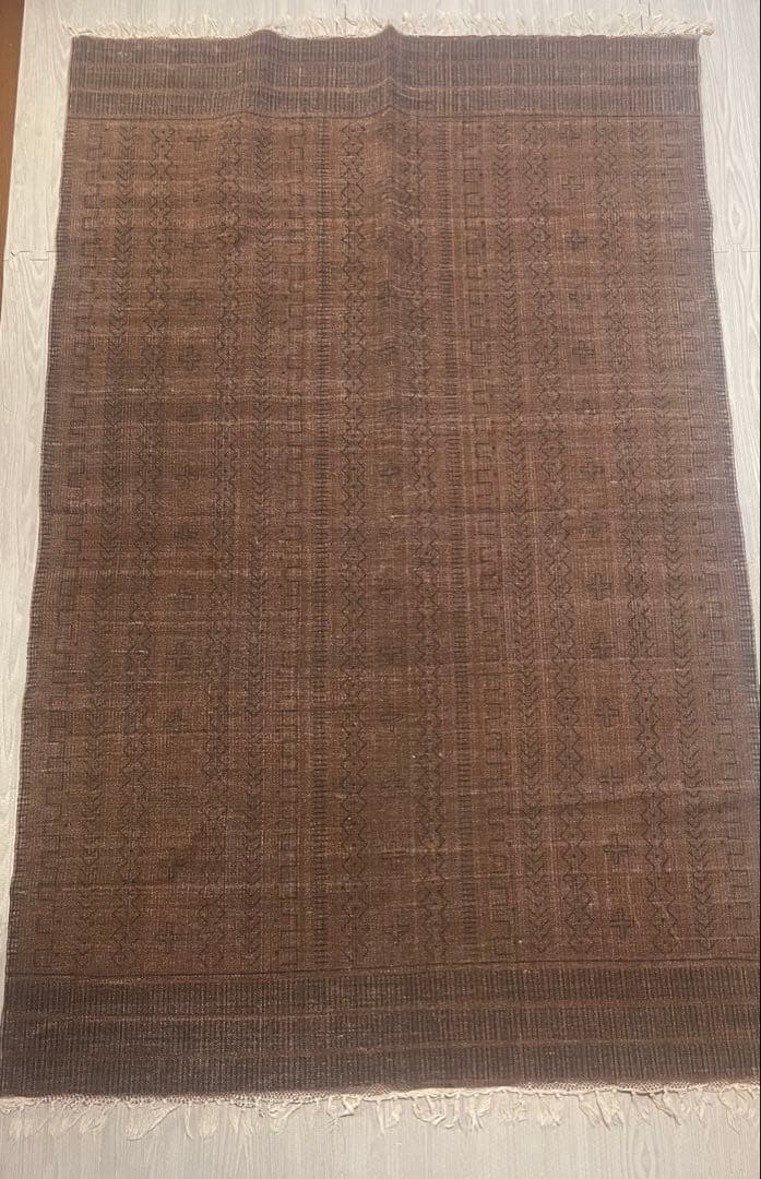 unico 180×120cm ネイビー ラグ リバーシブル