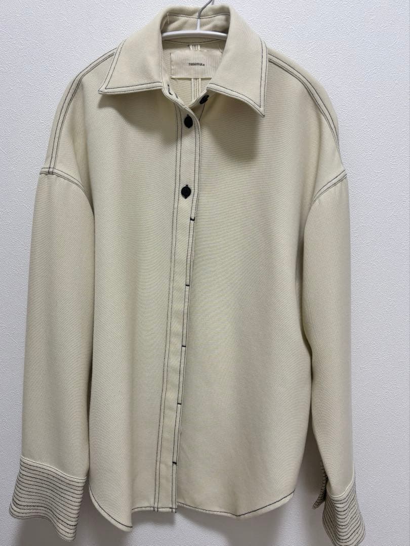 トップス TODAYFUL Stitch Wool Shirts