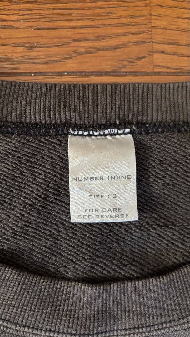 ね*こ様 NUMBER NINE スカルプリント トレーナー