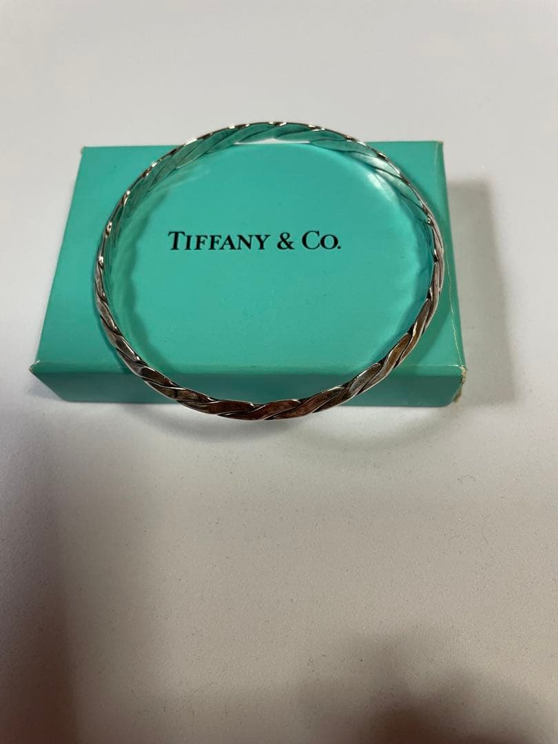 正規品Tiffany & Co. シルバー ツイストバングル