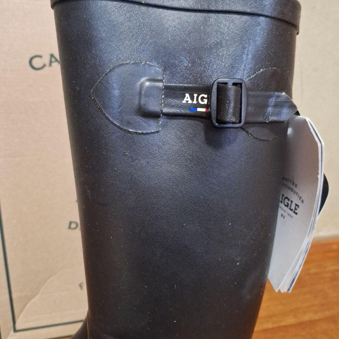 エーグル　AIGLE　シャンタベル　レインブーツ　ブラック