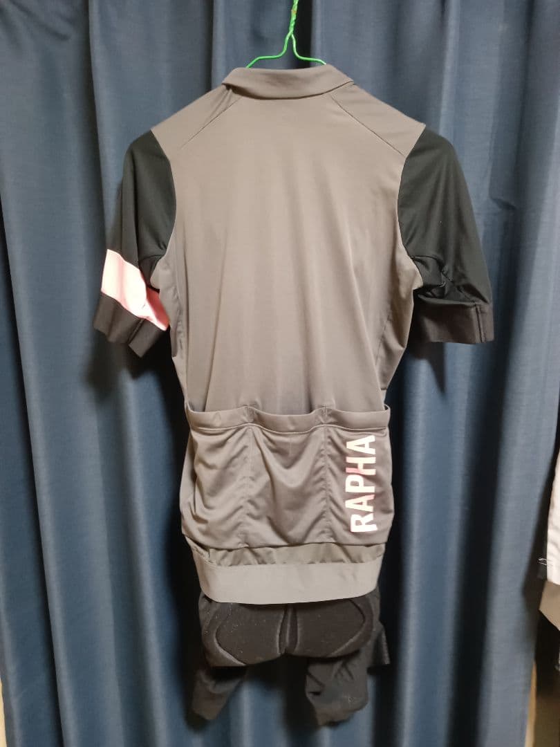 Rapha サイクルジャージ X-Small グレー/ブラック/ピンク