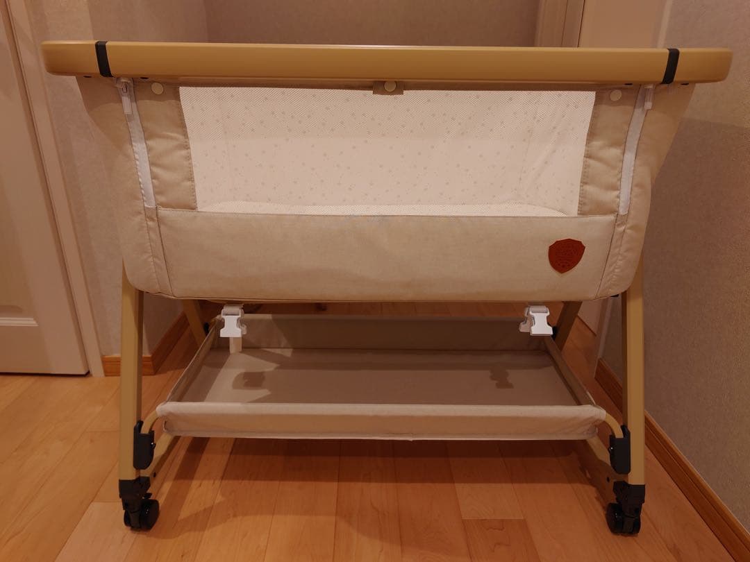 H　HZDMJ ベビーベッド ベージュ(カーキ)