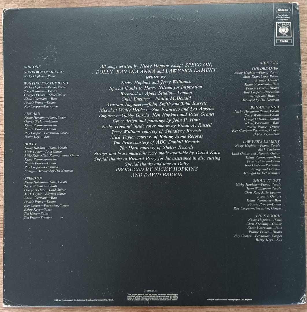 Nicky Hopkins/英オリジナル