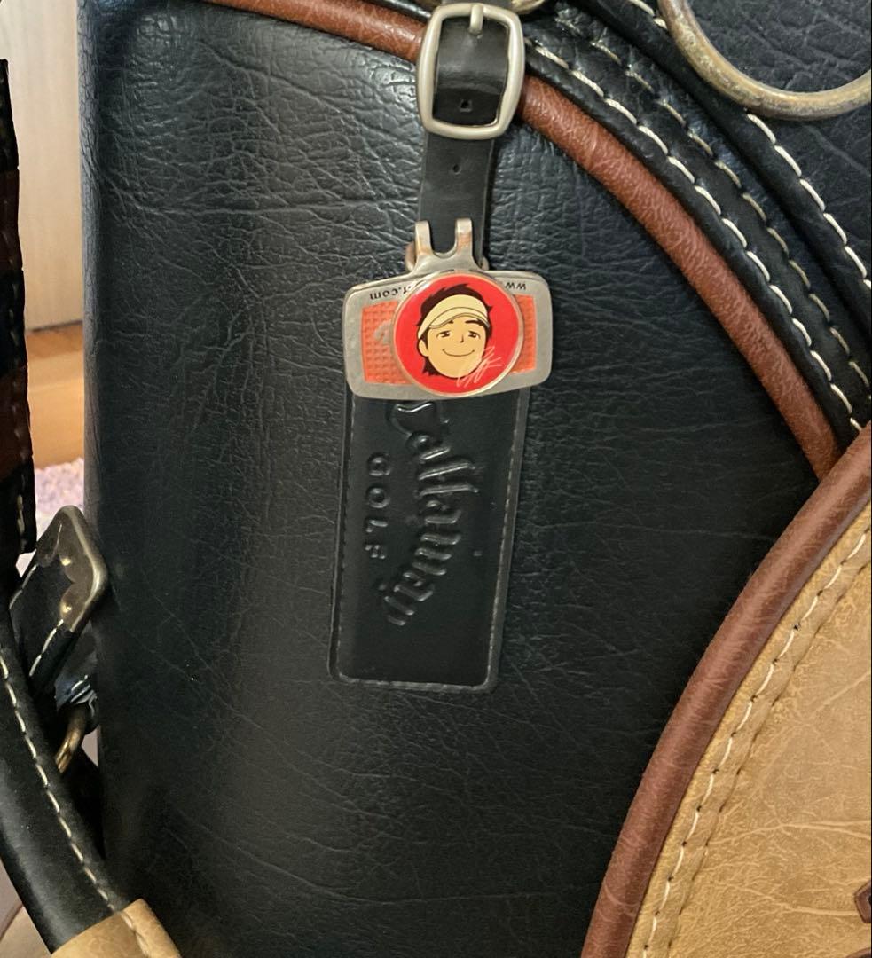 キャロウェイ キャディバッグ《8.5型》カート 3分割 ブラック レザー