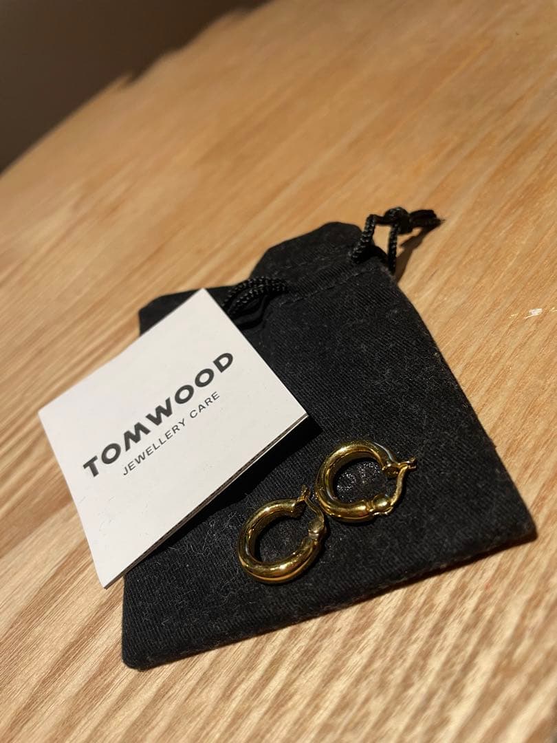 あい　Classic Hoops Thick Small Gold