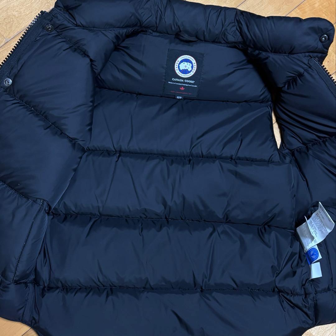 極美品　カナダグース　フリースタイルベスト　ブラック　XS