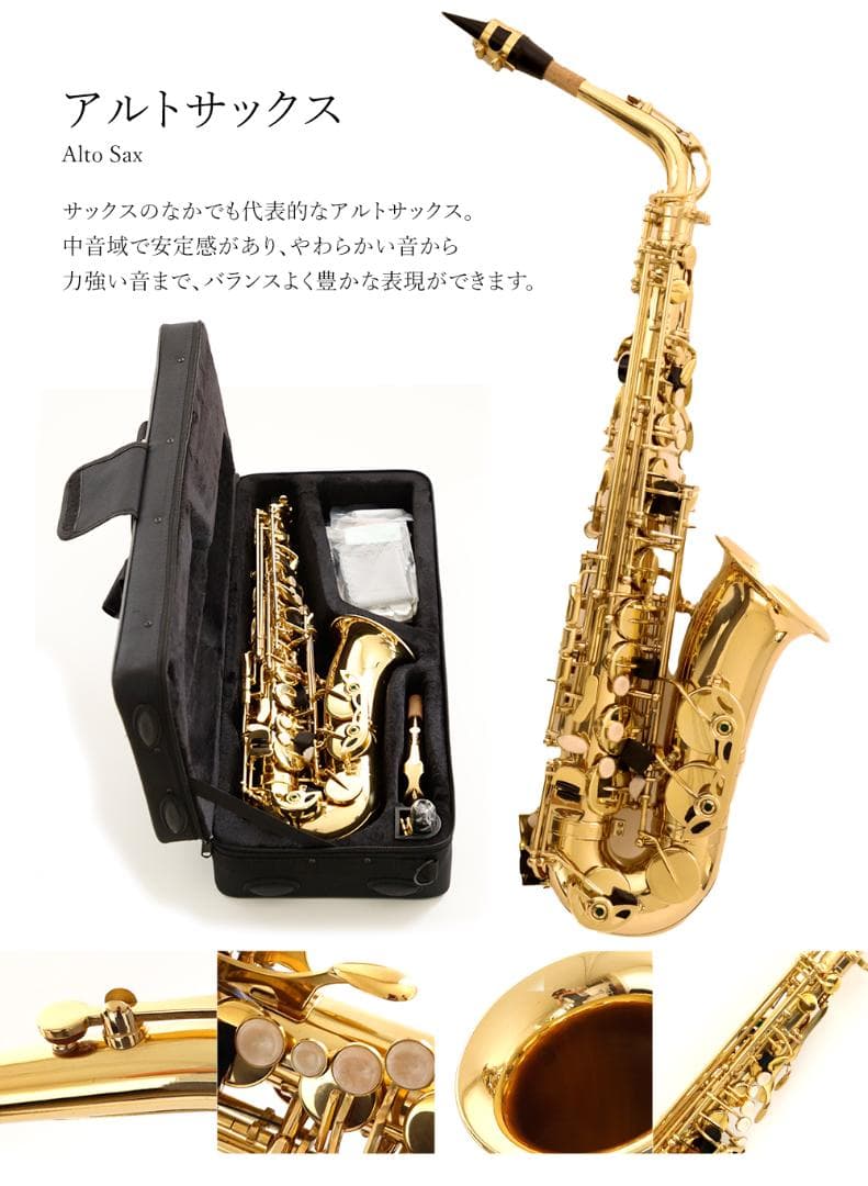 新品 未使用 送料無料 アルトサックス 初心者セット