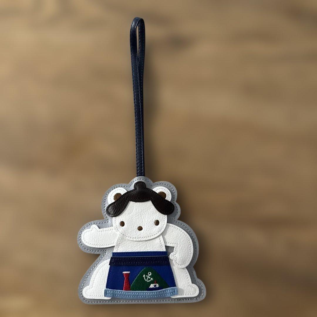 （最終価格）ファミリア　大相撲　レザーチャーム