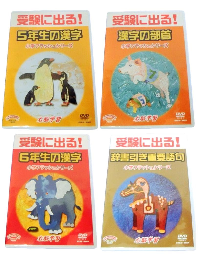 星みつる式 DVD 受験に出る！漢字 部首 重要語句 中学受験 国語 小学生