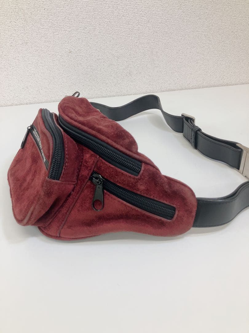 ★激レア アレキサンダーワン バーガンディ アッティカ スエード ウエストバッグ