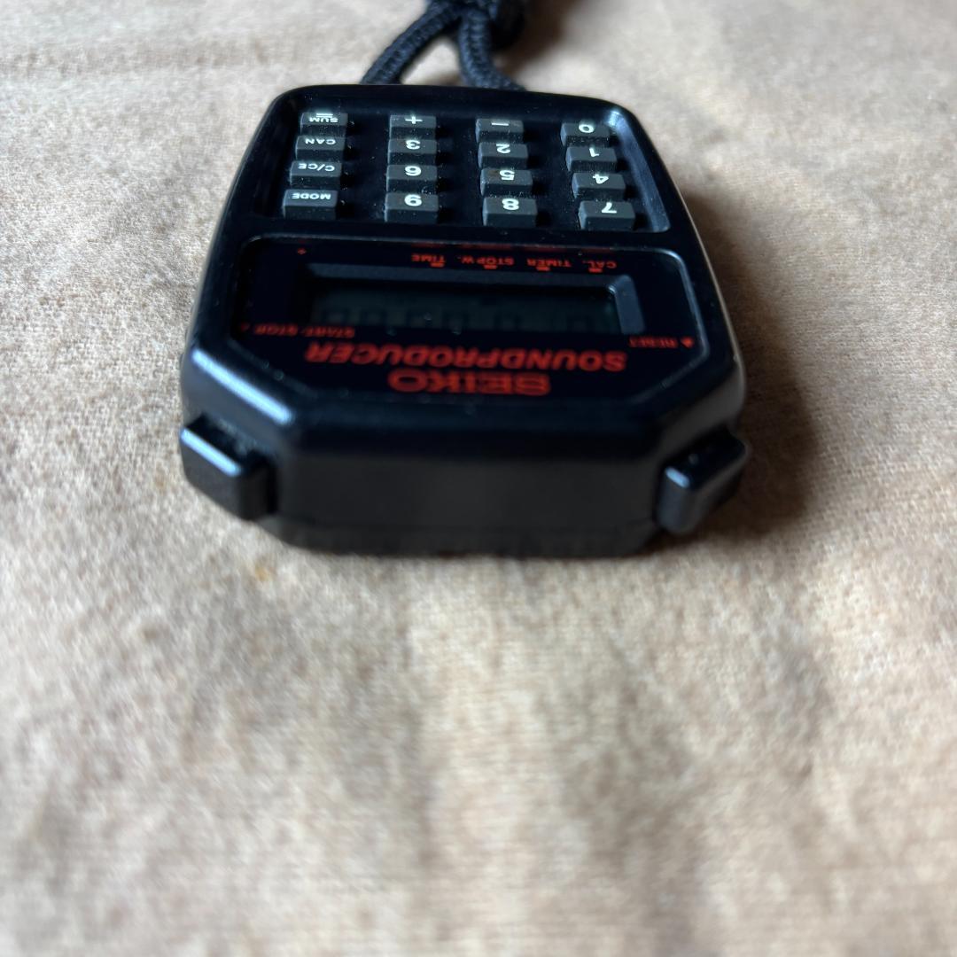 （希少初期モデル）SEIKO サウンドプロデューサー ストップウォッチ　電池新品