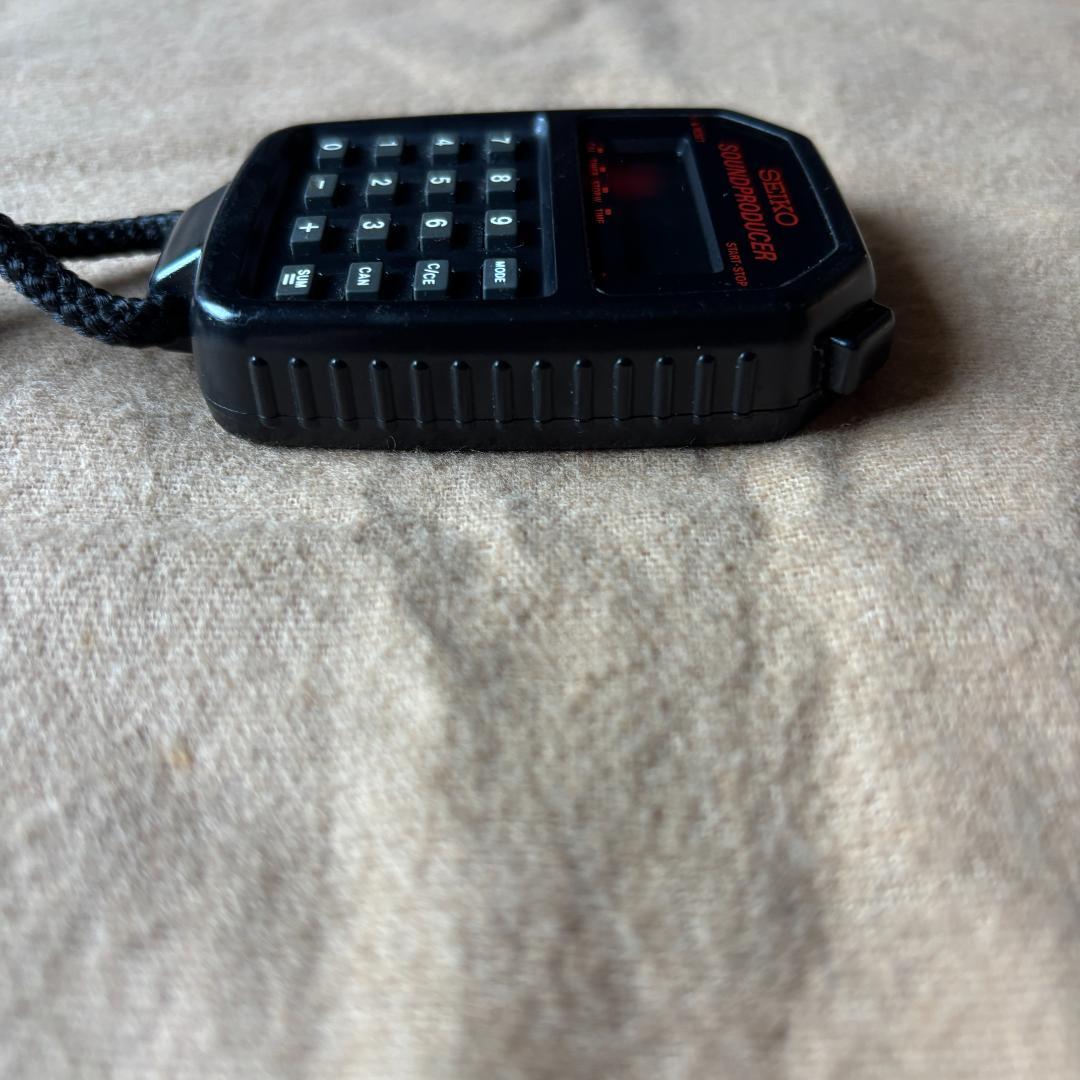 （希少初期モデル）SEIKO サウンドプロデューサー ストップウォッチ　電池新品