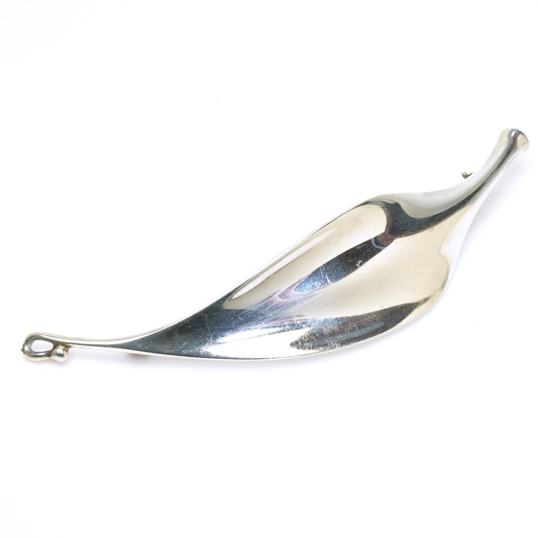 ジョージジェンセン 391 リーフ ブローチ   1