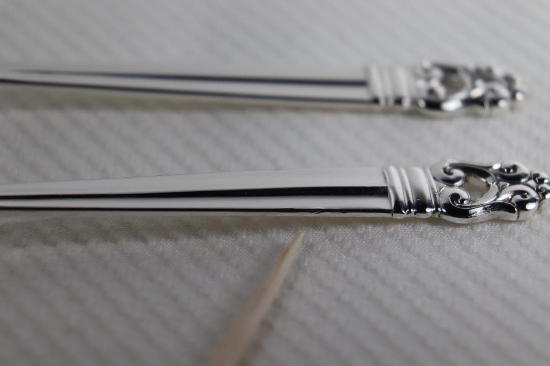 STERLING製コーヒースプーン2本組■インターナショナル■ロイヤルデニッシュ