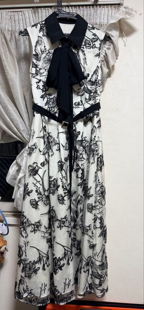 未使用級！グレースフラワー刺繍ボウタイドレス　ダイアグラム　グレースクラス