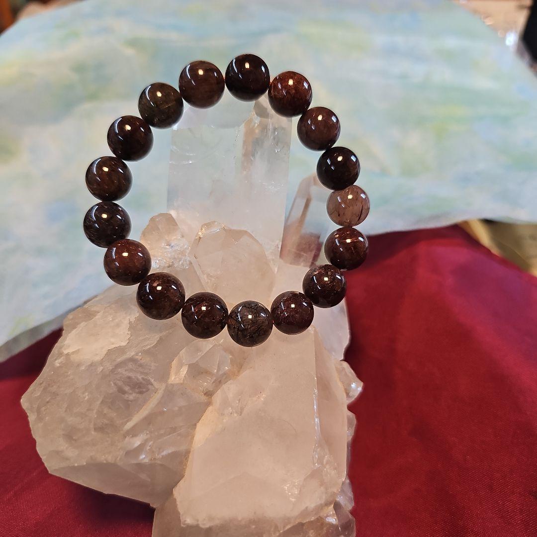 天然石 ミッチリ ブラウン ルチルクォーツ